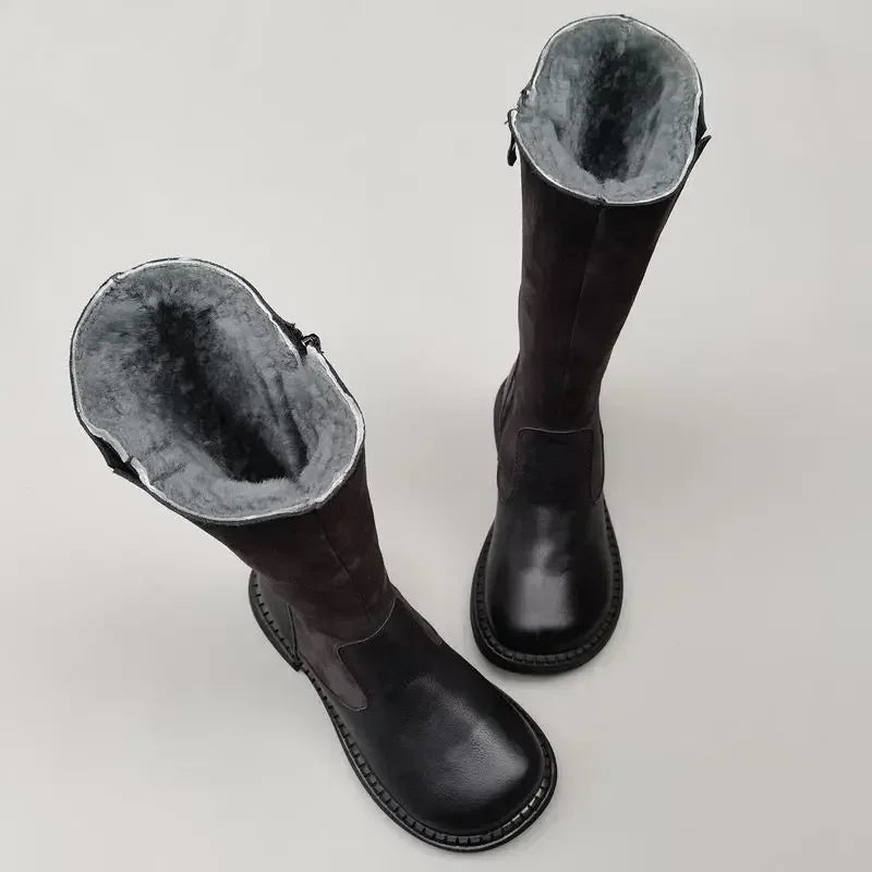 Aubrey Shearling Riding Boots