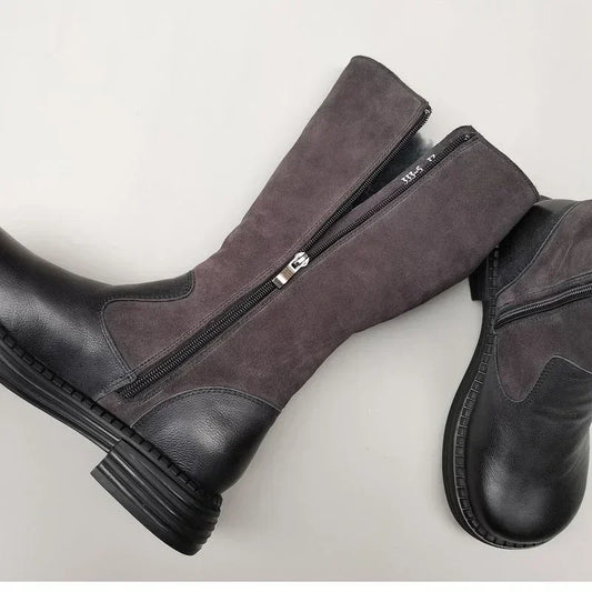 Aubrey Shearling Riding Boots