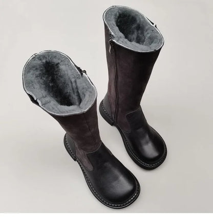 Aubrey Shearling Riding Boots