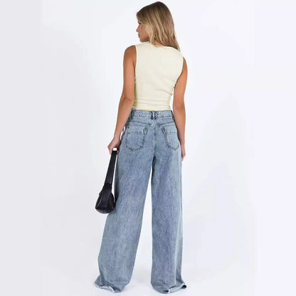 Thea Relaxed Wide-Leg Jeans
