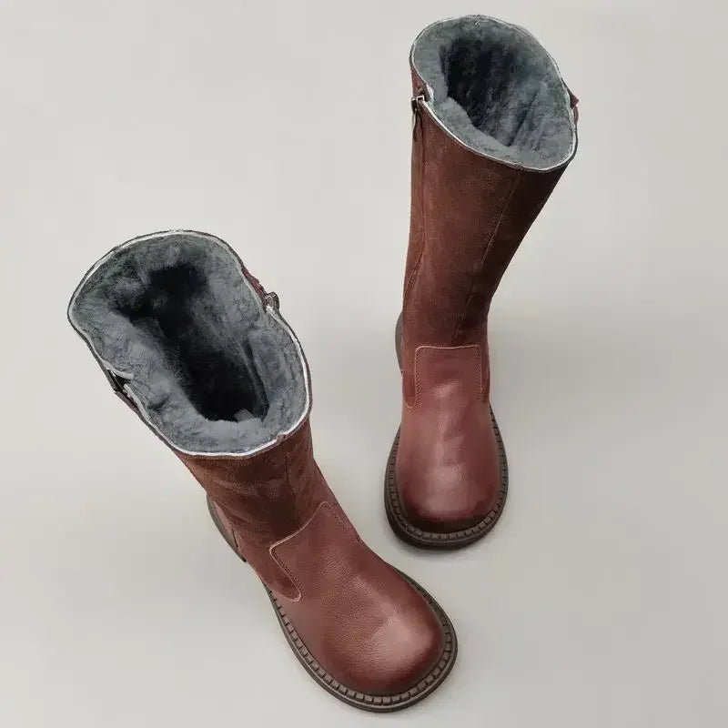 Aubrey Shearling Riding Boots