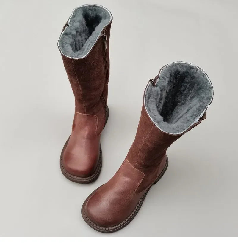 Aubrey Shearling Riding Boots
