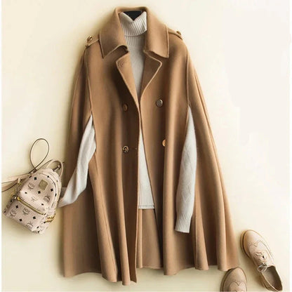 Marisol Wool Cape Coat